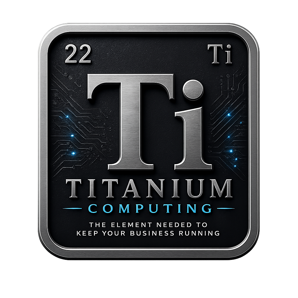 Titanium Computing badge logo